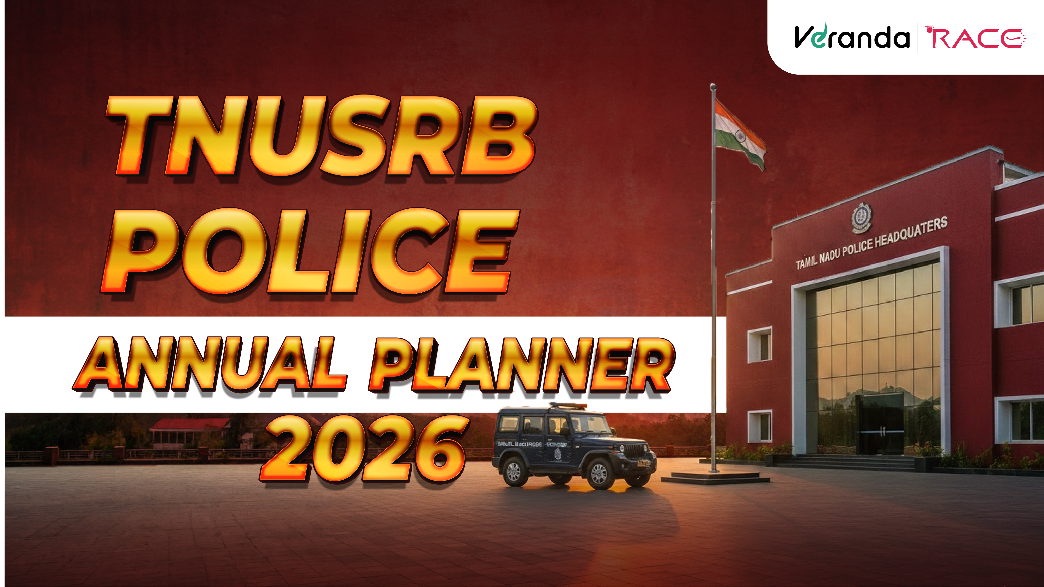 TNUSRB Police Annual Planner Calendar 2026 Out, TNUSRB SI, Police Constable, CR, JR Notification Dates Announced